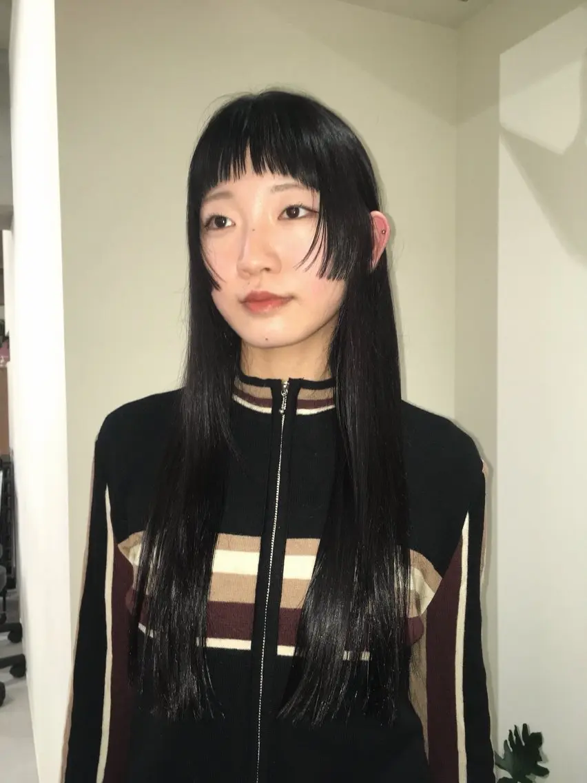 ロング カット ヘアカラー トリートメント natsuki /HUIのヘアスタイル