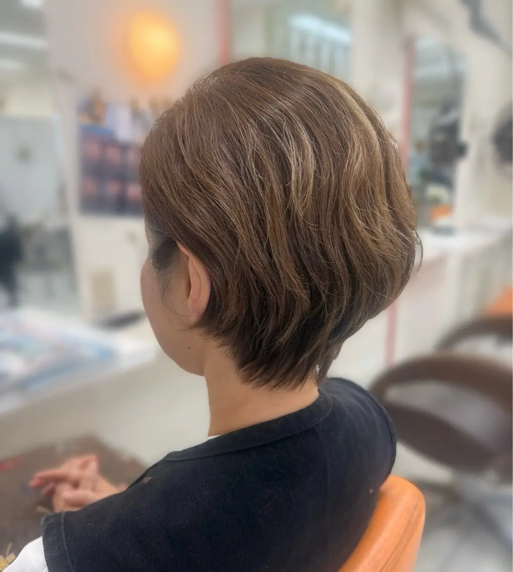 ショート ショートヘア カット アダニヤ ナツキのヘアスタイル