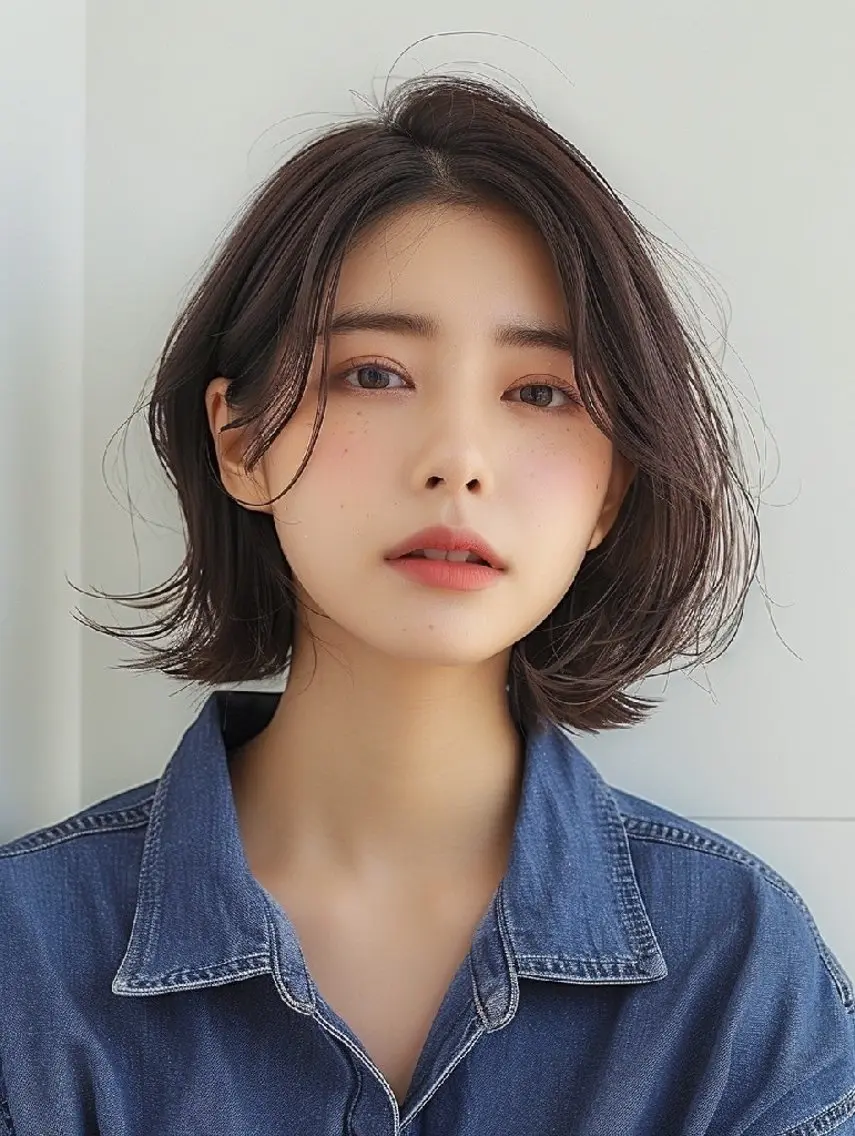 ショート 束感まつぱ🫧 なつき🫧のヘアスタイル