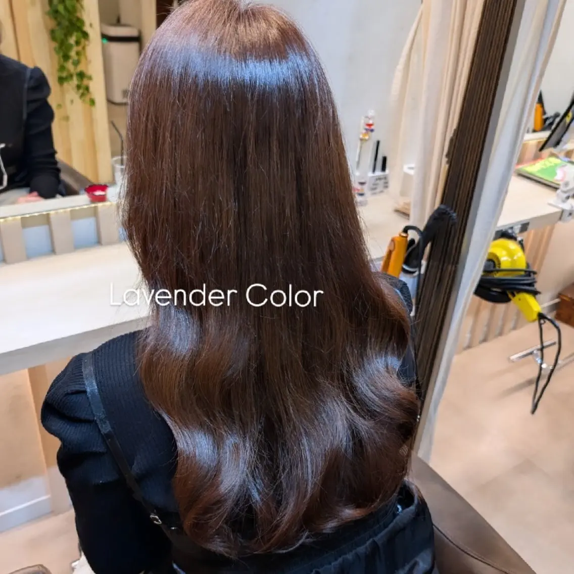 カラー ロング ラベンダーカラー koto💭 コトのヘアスタイル
