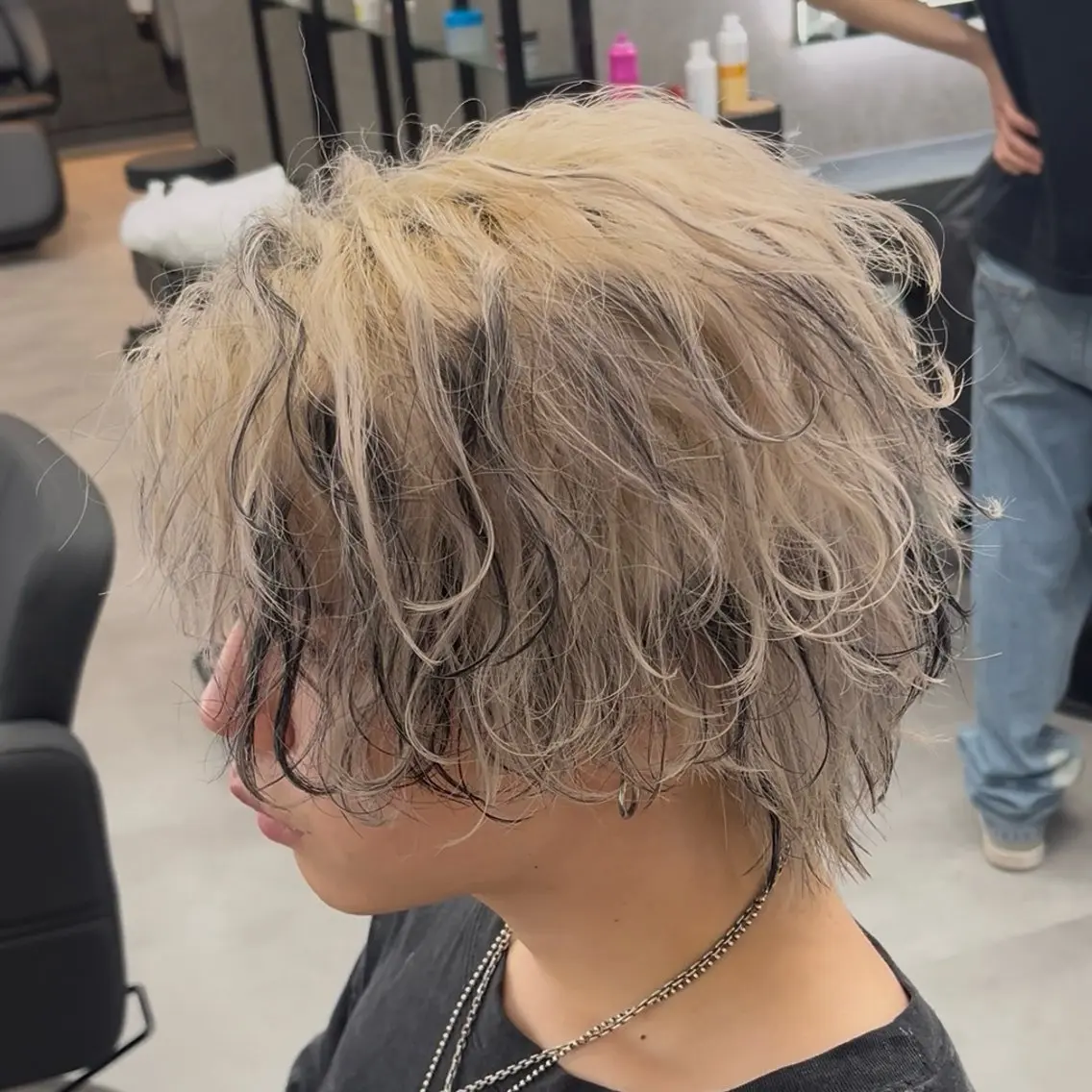 ショート ヘアアレンジ メンズ マッシュウルフ マッシュ メンズウルフカット ウルフカット カット 【札幌メンズ特化】 🔥RIKU🔥のヘアスタイル