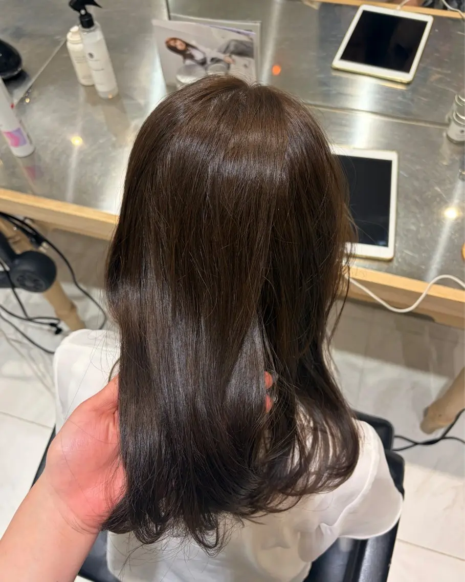 ミディアム カラー 錦糸町/艶カラー ハナ🌷のヘアスタイル