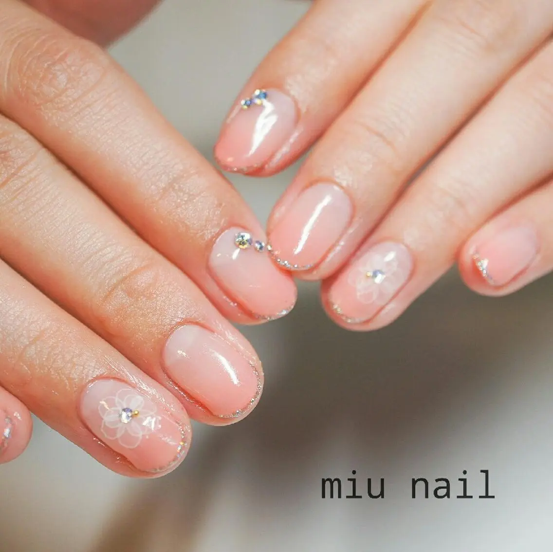 ネイル ラメ(グリッター) MIU nailのネイルデザイン