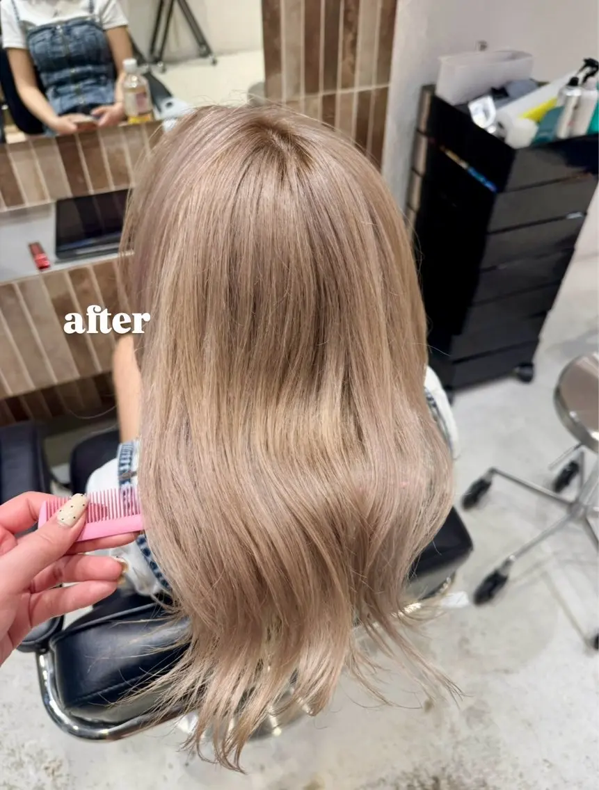 ミディアム カラー モデル募集中 🫧こうめ🫧のヘアスタイル