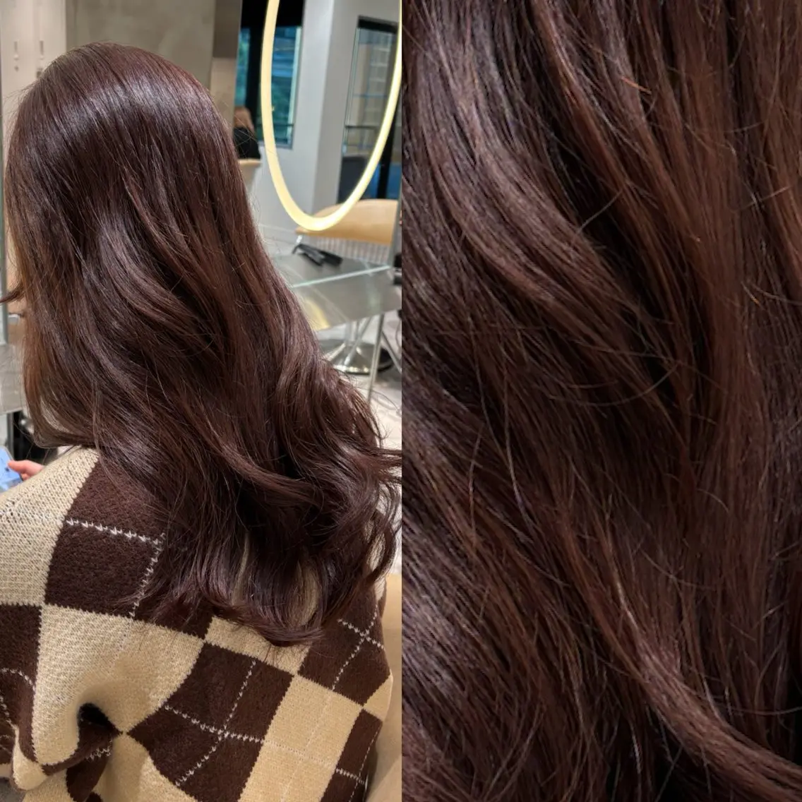 ロング カラー ヘアカラー トリートメント コスパ最強👍 透明感カラー🌈まなのヘアスタイル