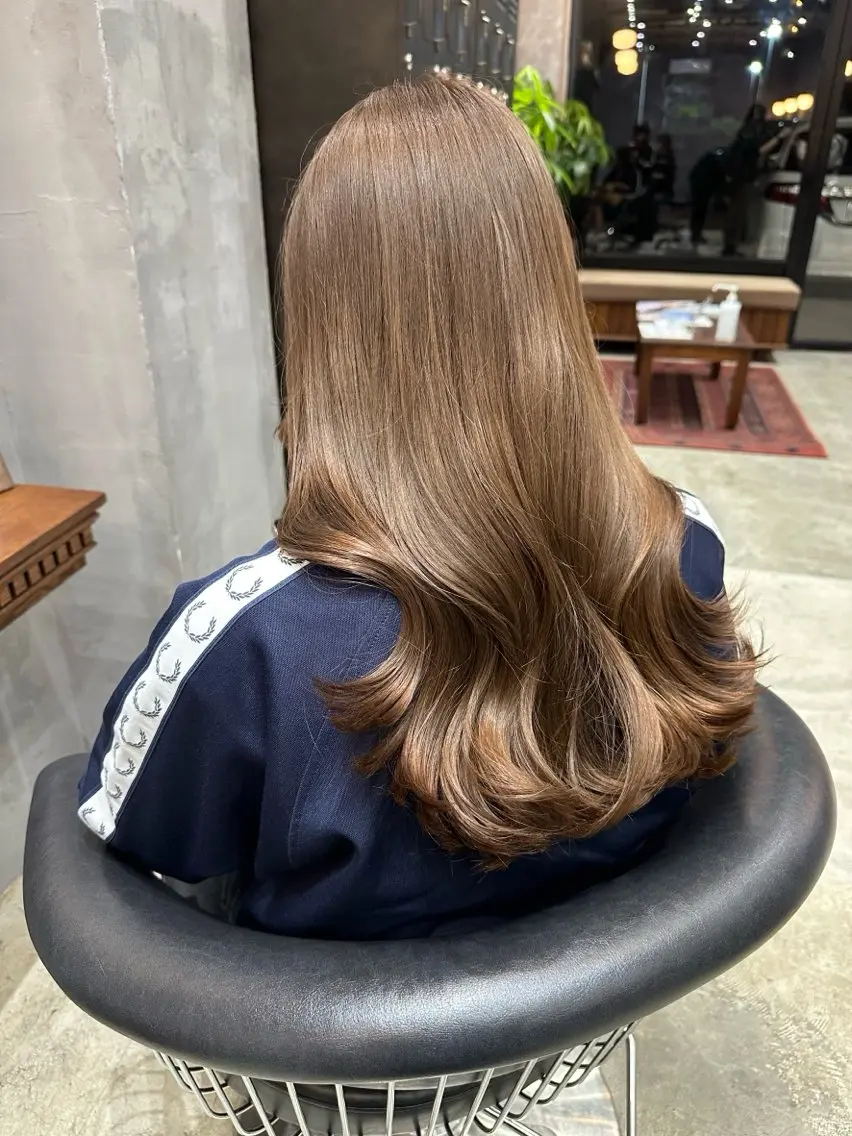 🦋傷ませないブリーチなしダブルカラー➕1stepトリートメントの写真