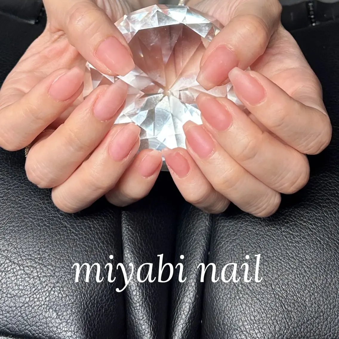 ネイル ジェルネイル マットネイル 持ち込み オフィスネイル スクエアネイル ハンドネイル miyabi nail 桂川駅近くのネイルデザイン