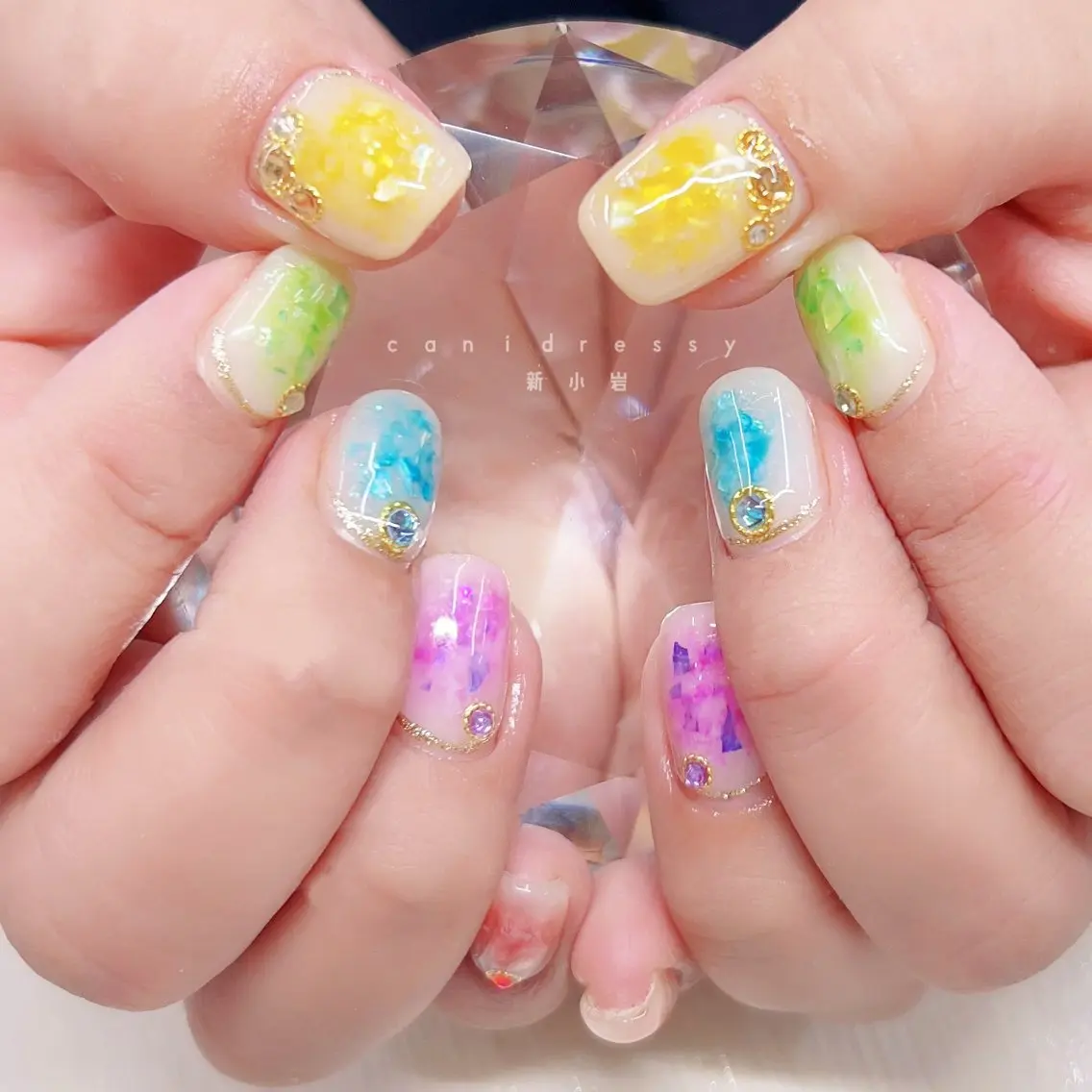 ネイル アートネイル 持ち込み ハンドネイル キャンアイドレッシー 新小岩のネイルデザイン