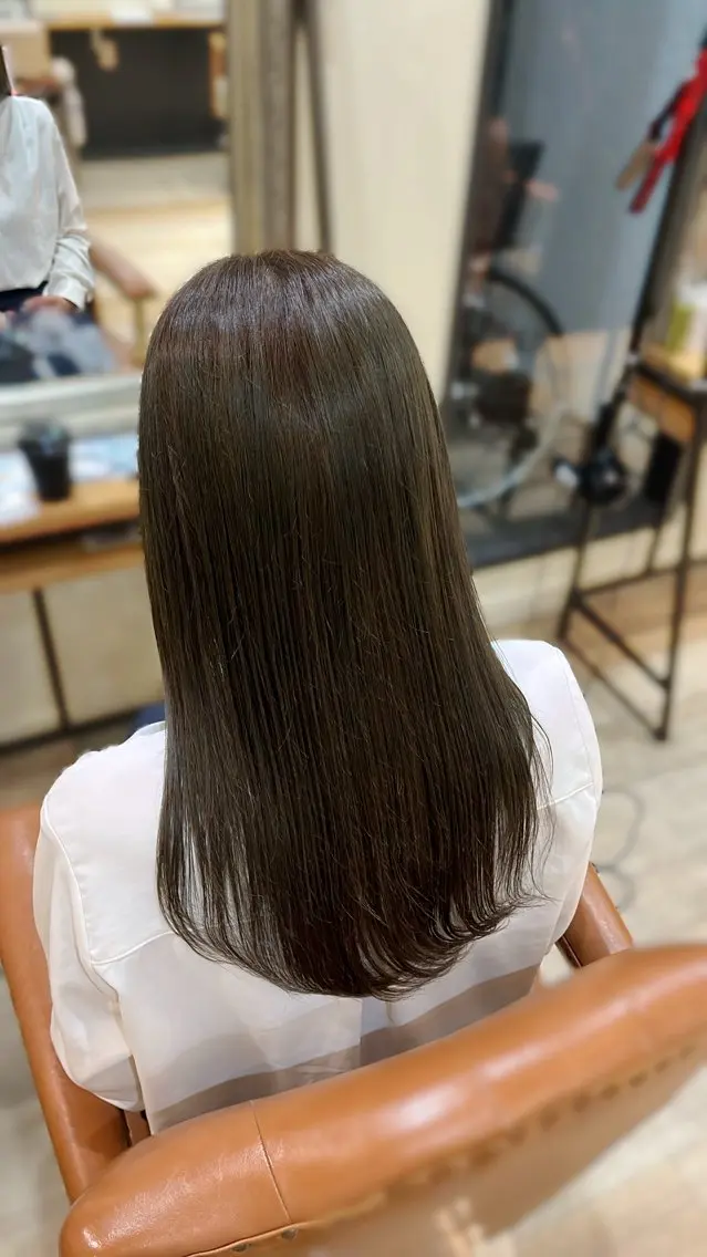 セミロング ヘアカラー トリートメント みゆ/ カラーリスト🎀のヘアスタイル