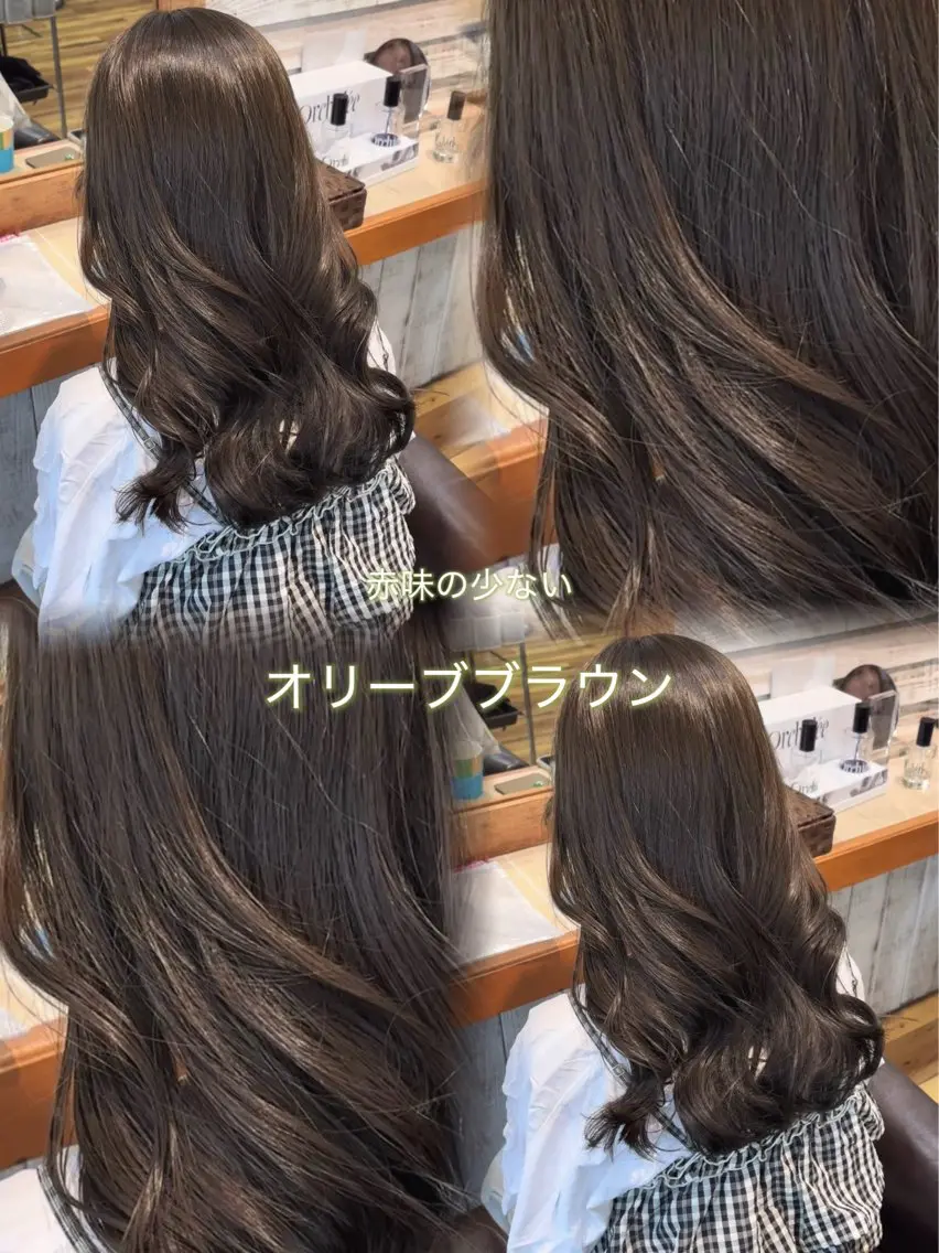 ロング カラー ベージュカラー ブリーチ ブラウンカラー 透明感カラー ミント カット ヘアカラー トリートメント &.越冨 レイヤー/ 顔周り特化/髪質改善のヘアスタイル