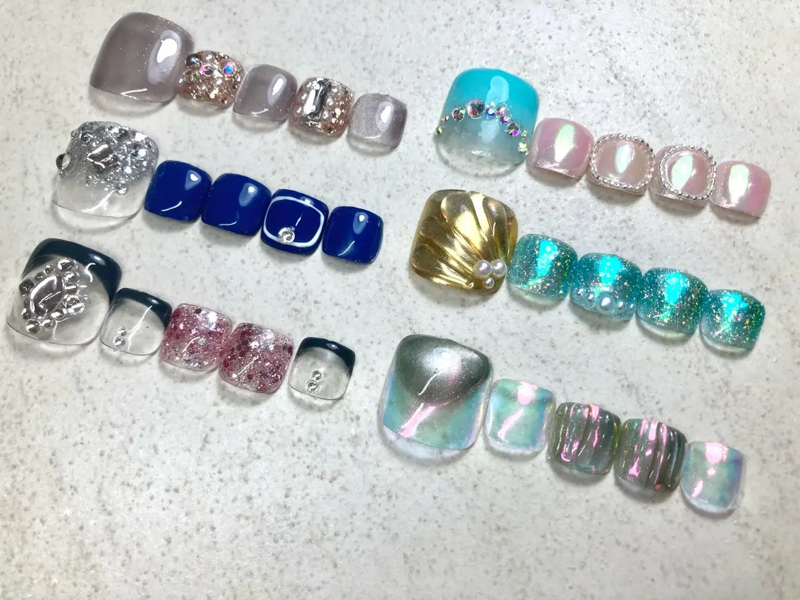ネイル フットネイル sary nailのネイルデザイン