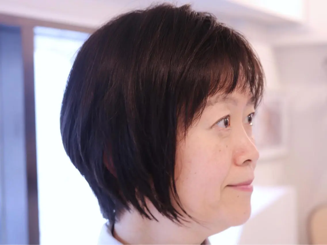 ショート カット 色タイプ診断 ❤️Umi❤️のヘアスタイル