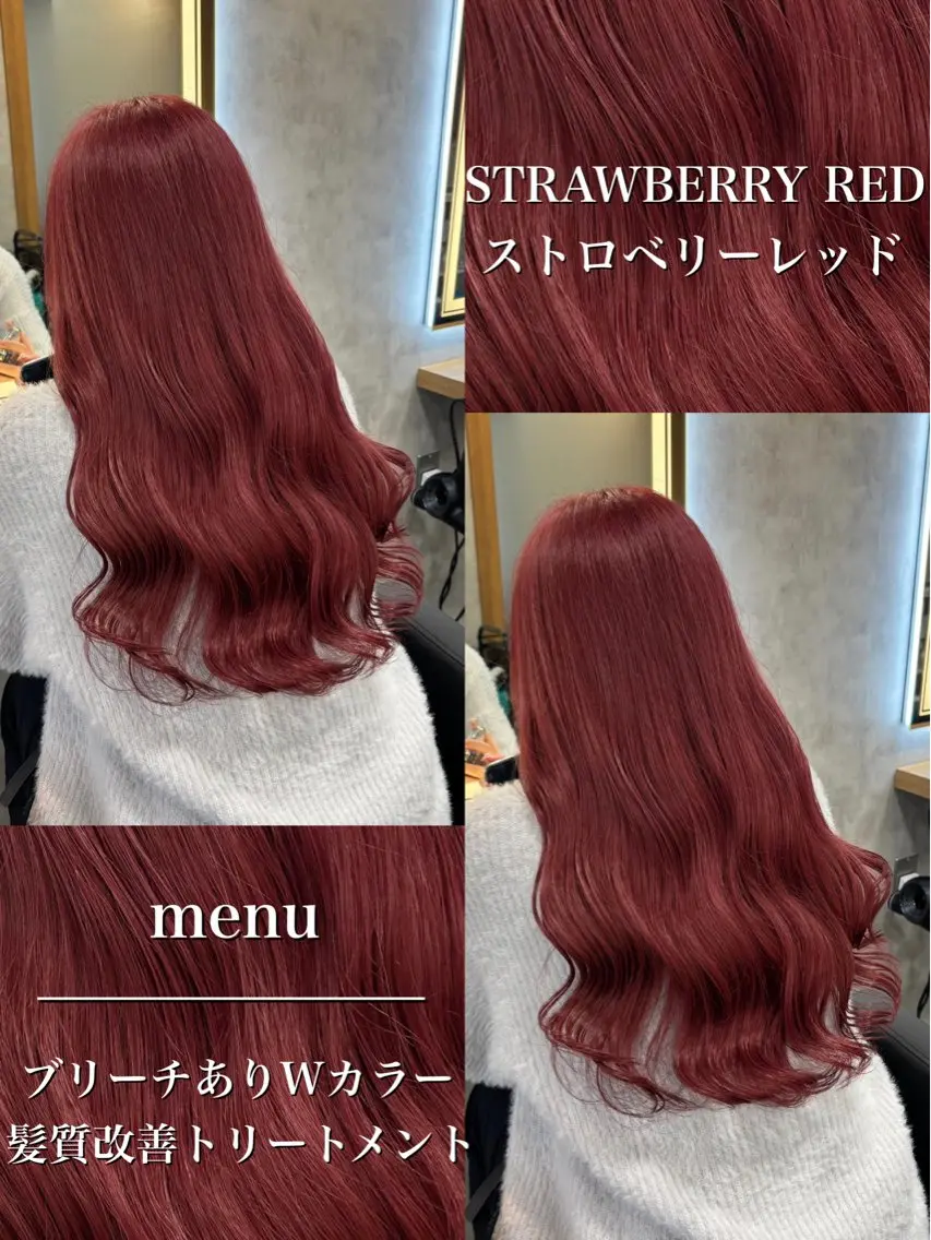セミロング カラー パーマ ヘアアレンジ ヘアカラー トリートメント ヘッドスパ ヘアセット 透明感ブリーチカラー 🌈TOMOHIROのヘアスタイル