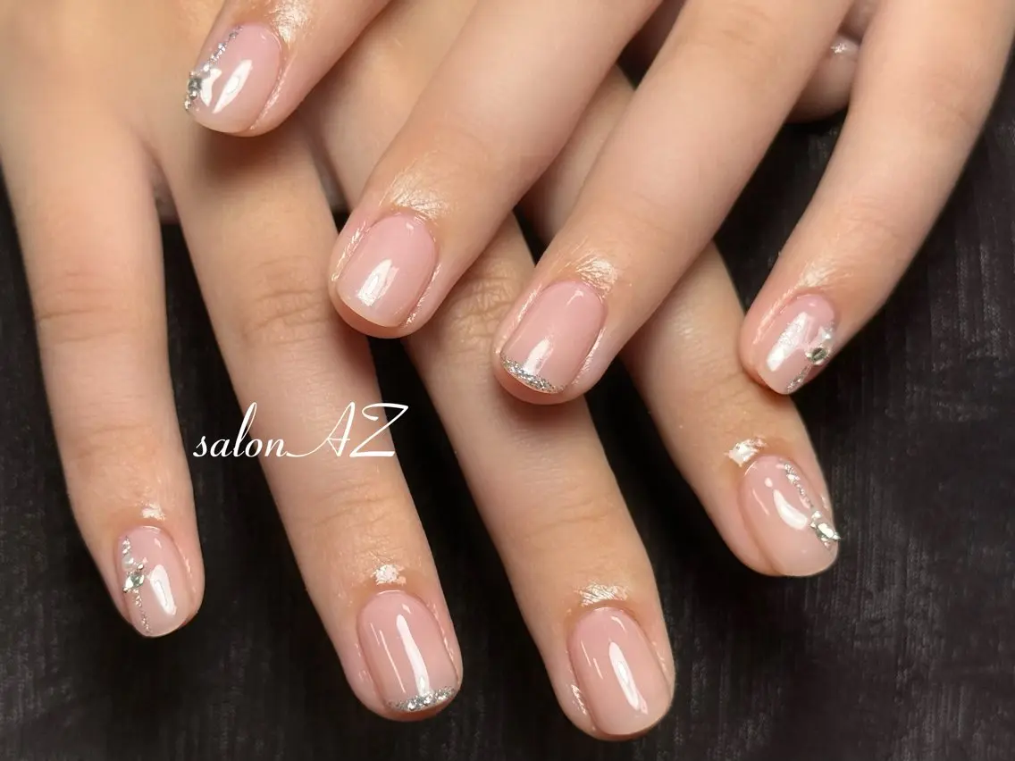 ネイル アートネイル フットネイル フレンチネイル マグネットネイル 持ち込み ハンドネイル salon AZのネイルデザイン