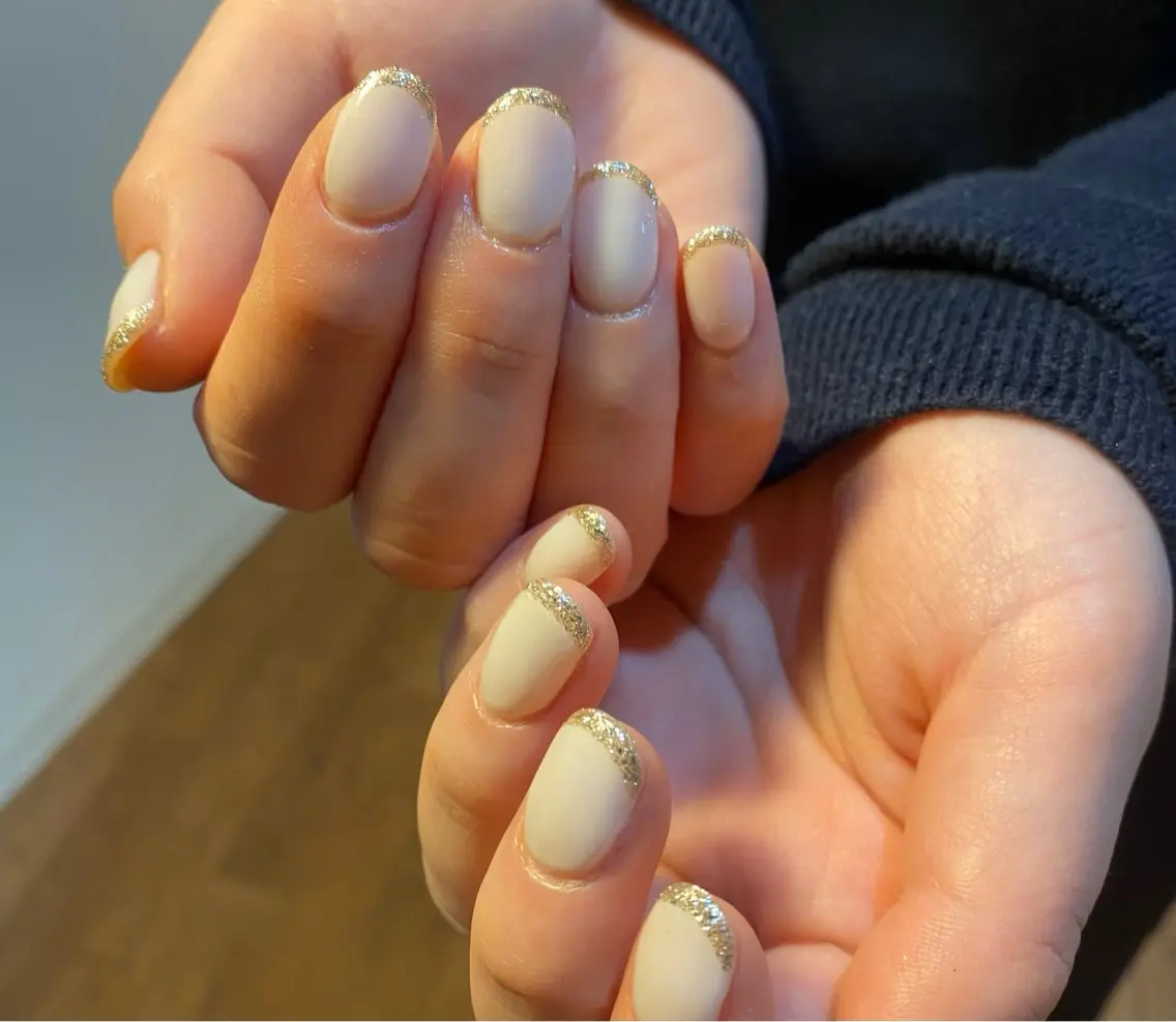 ネイル フレンチネイル ハンドネイル to nailのネイルデザイン
