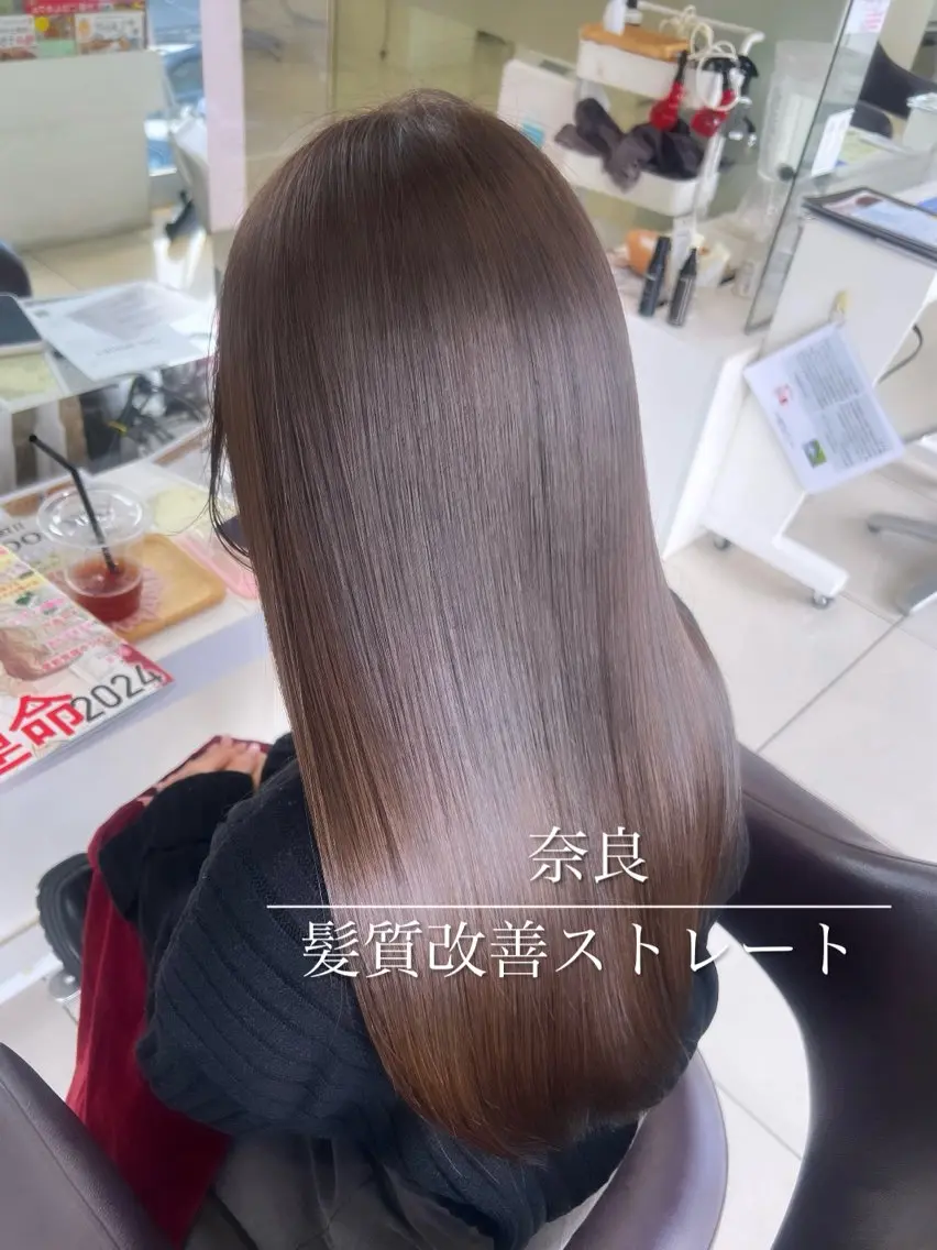 ロング パーマ カット 縮毛矯正 TELA HAIR 石岡♡ａｉｋａのヘアスタイル