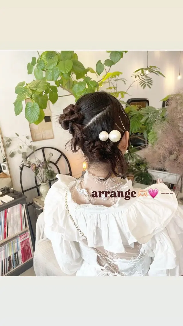 セミロング ヘアセット 🩰ニシムラヒカリ 半個室salon♡*のヘアスタイル