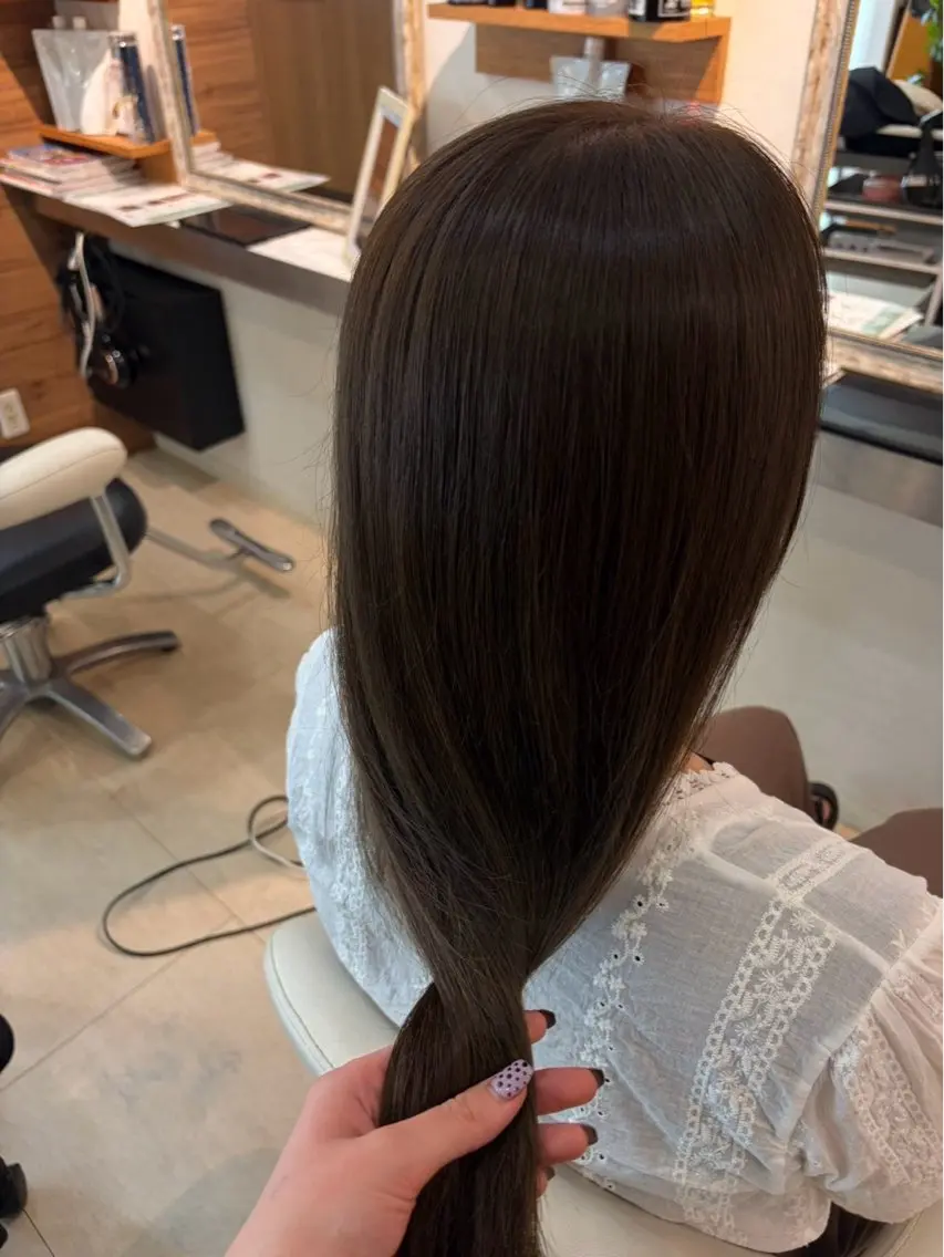 ロング ヘアカラー hair bonitaのヘアスタイル