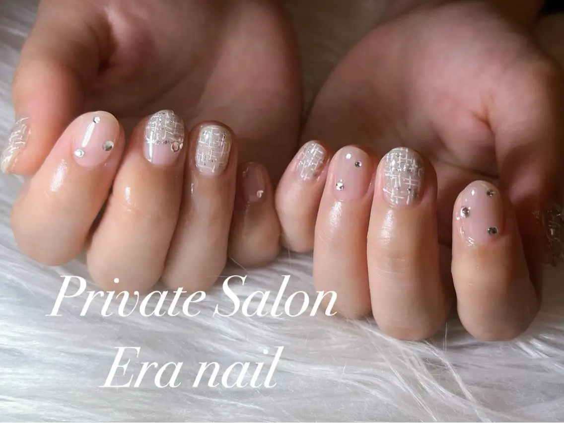 ネイル ツイードネイル Era nailのネイルデザイン