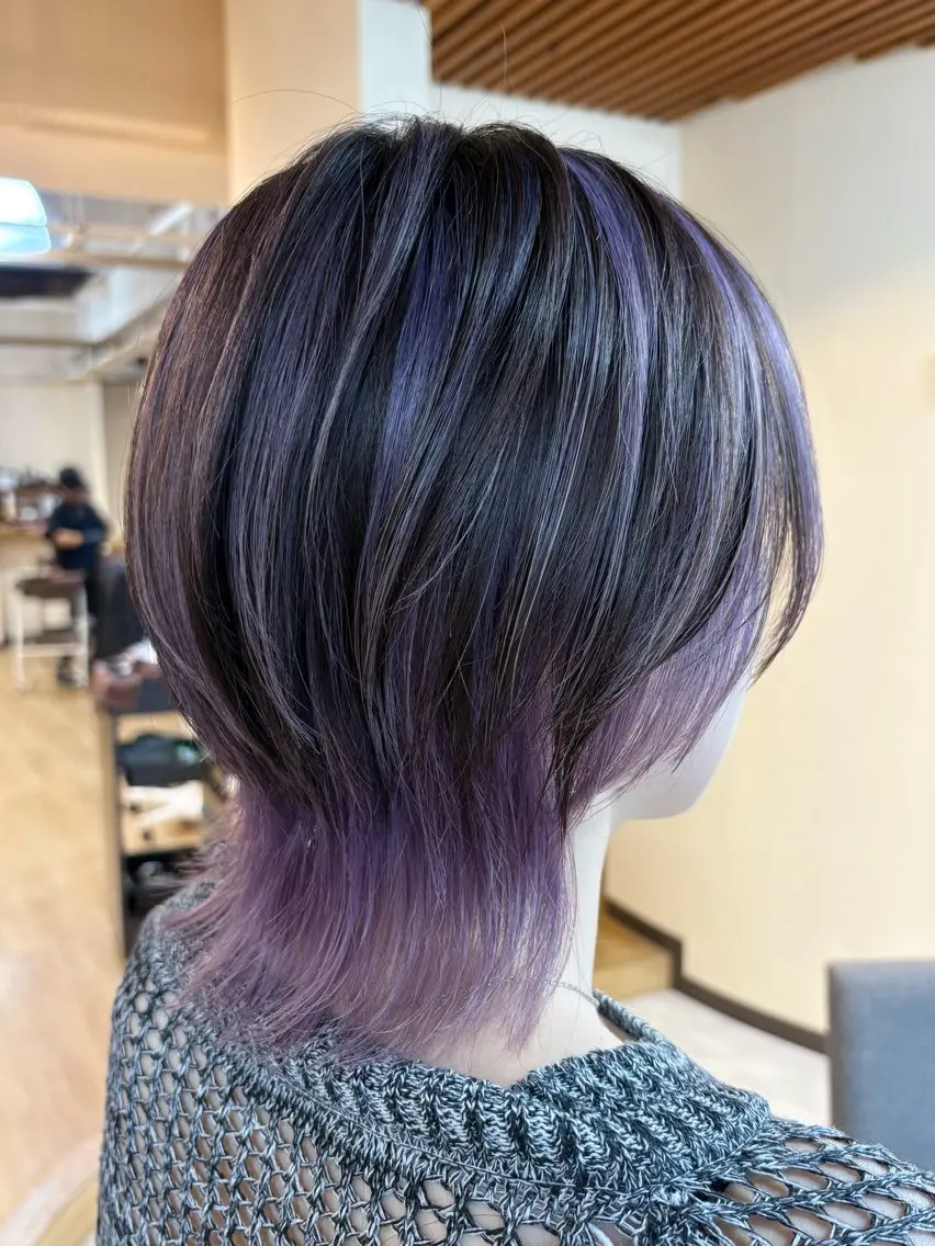 ショート レイヤーカット ウルフカット 宮本 いぶきのヘアスタイル