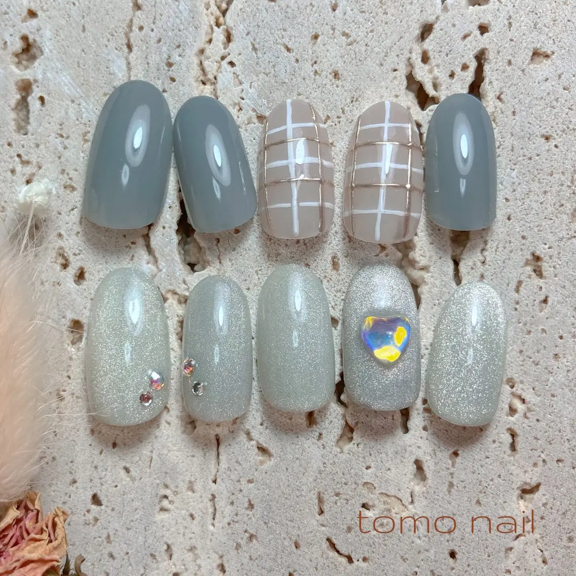 ネイル 氷ネイル・うるうるネイル ハンドネイル nail salon tomoのネイルデザイン