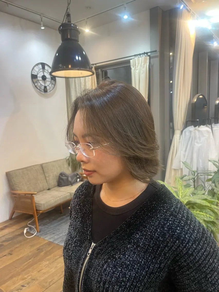 カラー グラデーションカラー ハイライトカラー ヘアカラー トリートメント Kano／ ブリーチ◎／銀座のヘアスタイル