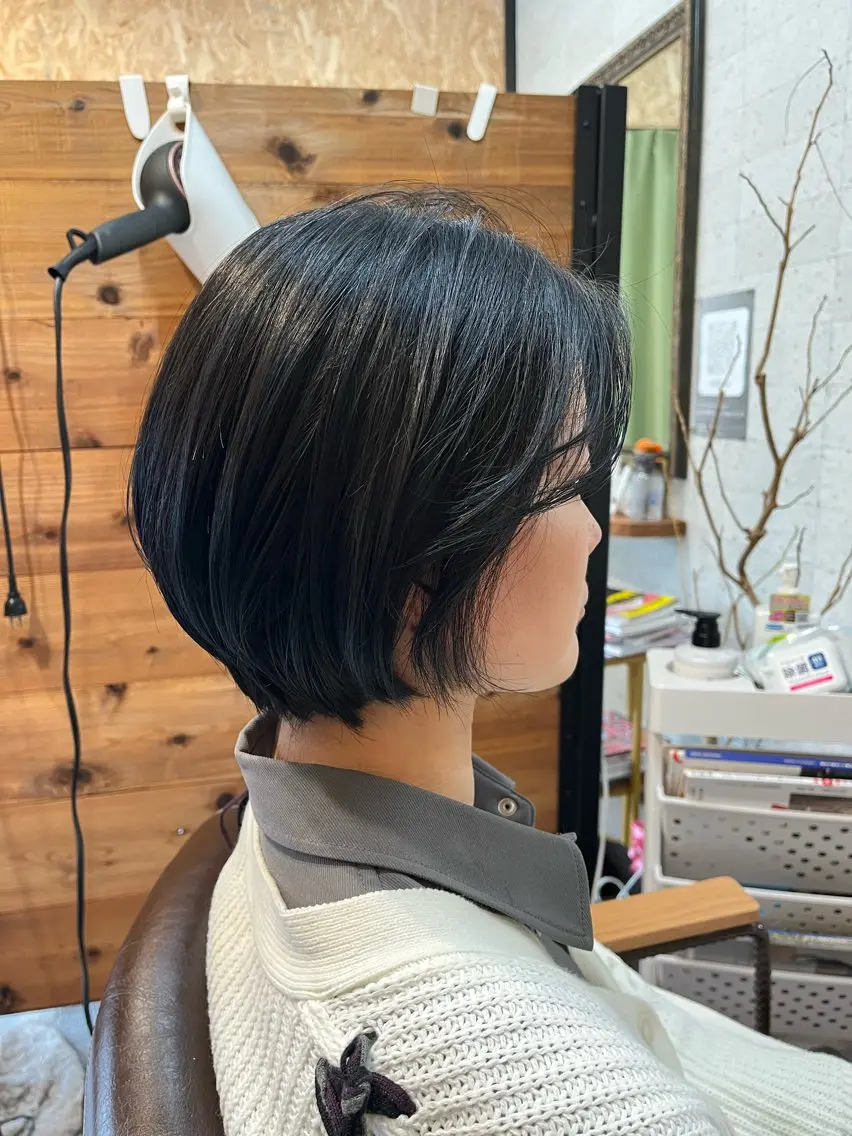 ショート カット 庄内＊三国baron ANJUのヘアスタイル