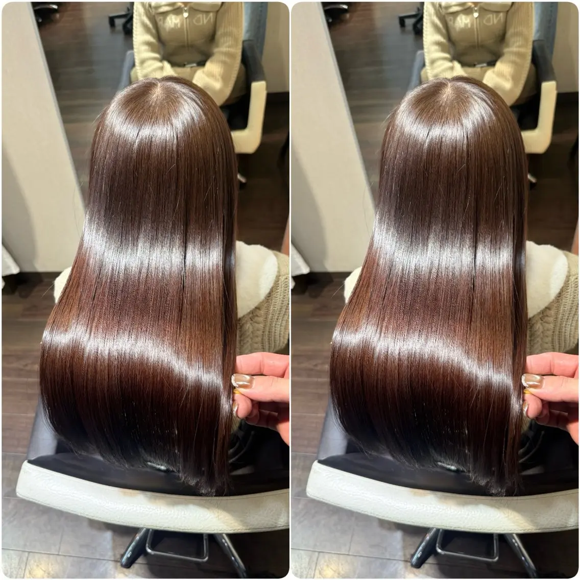ロング カラー カット ヘアカラー トリートメント ヘッドスパ 🌹ULTOWA🌹 髪質改善/縮毛/店長のヘアスタイル