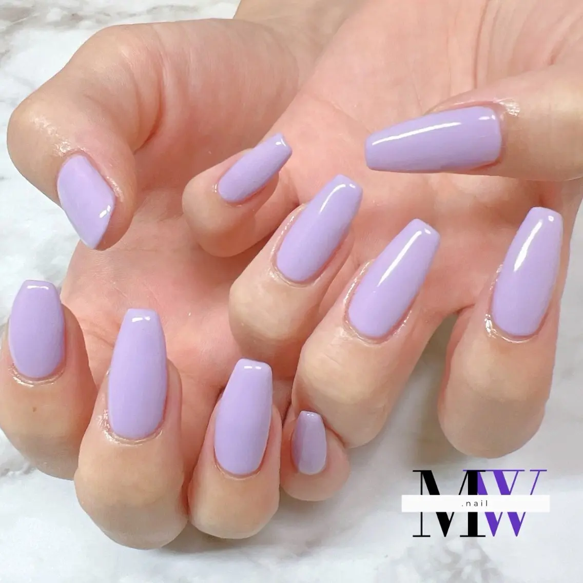 ネイル ワンカラーネイル ハンドネイル MW .nailのネイルデザイン