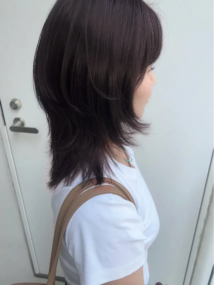 ミディアム 髙林 優衣のヘアスタイル
