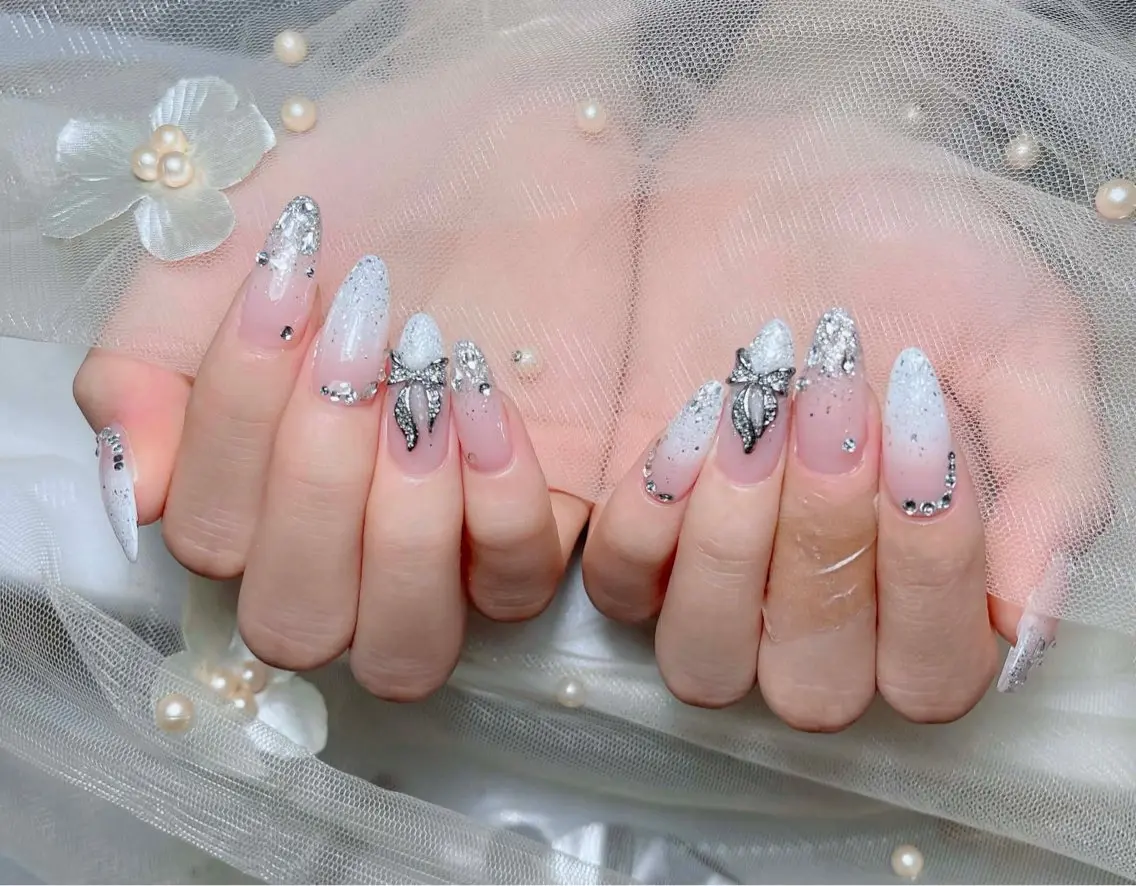 ネイル アートネイル 韓国ネイル 持ち込み ワンホンネイル ハンドネイル Lenie Nail Salonのネイルデザイン