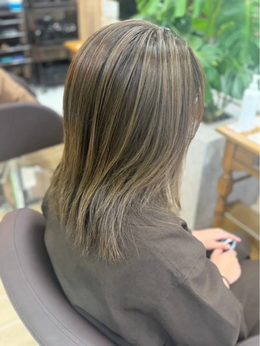 ミディアム 似合わせカット✨/ EARTH森町長尾のヘアスタイル