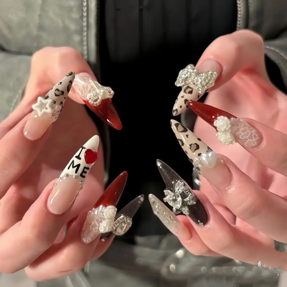 ネイル アートネイル フレンチネイル ジェルネイル 韓国ネイル ミラーネイル Rin Nail 新大久保店のネイルデザイン