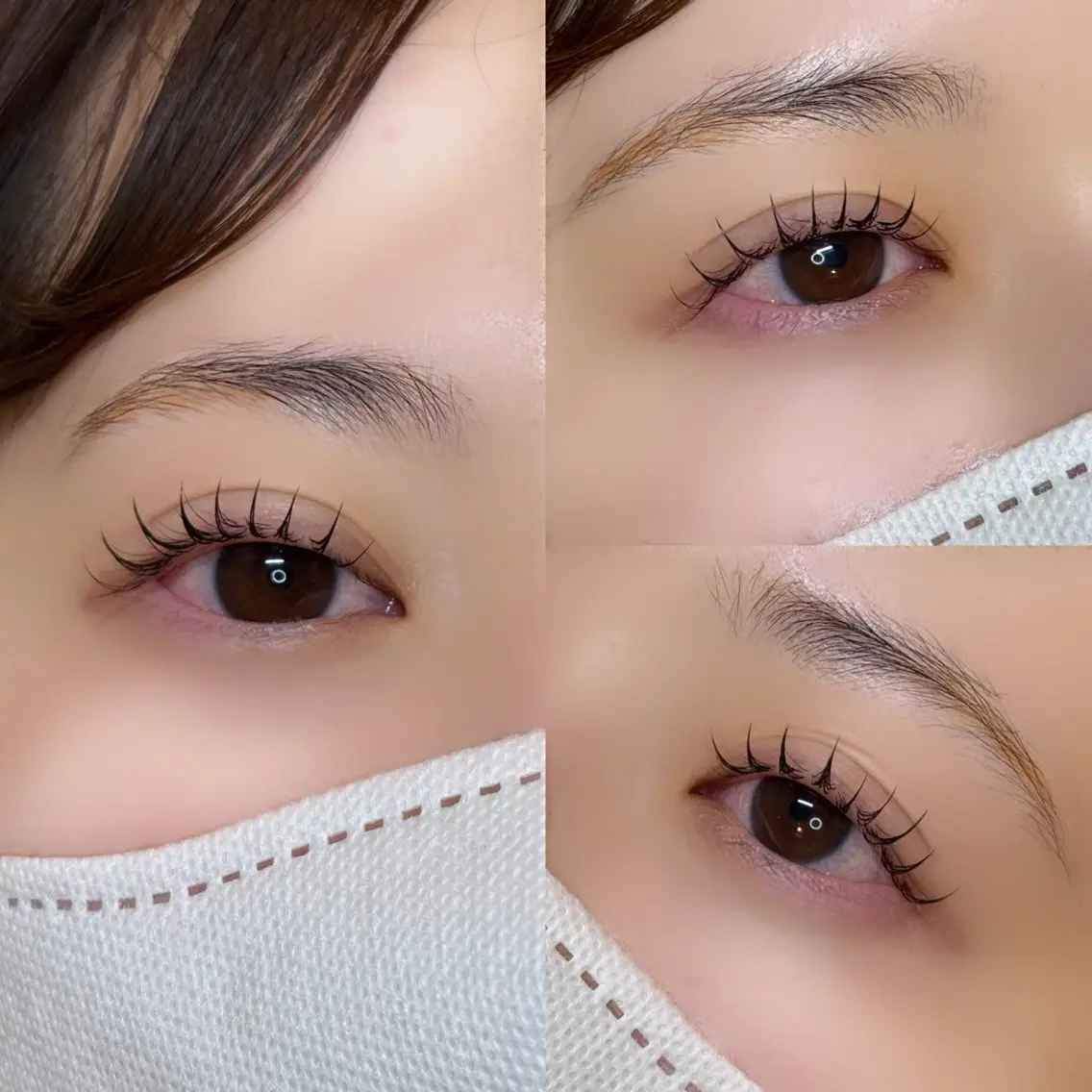 マツエク🤍フラットラッシュ100本の写真