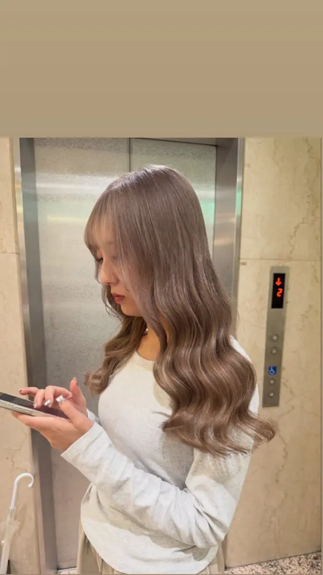 ロング カラー ニュアンスパーマ /ボブパーマriseのヘアスタイル
