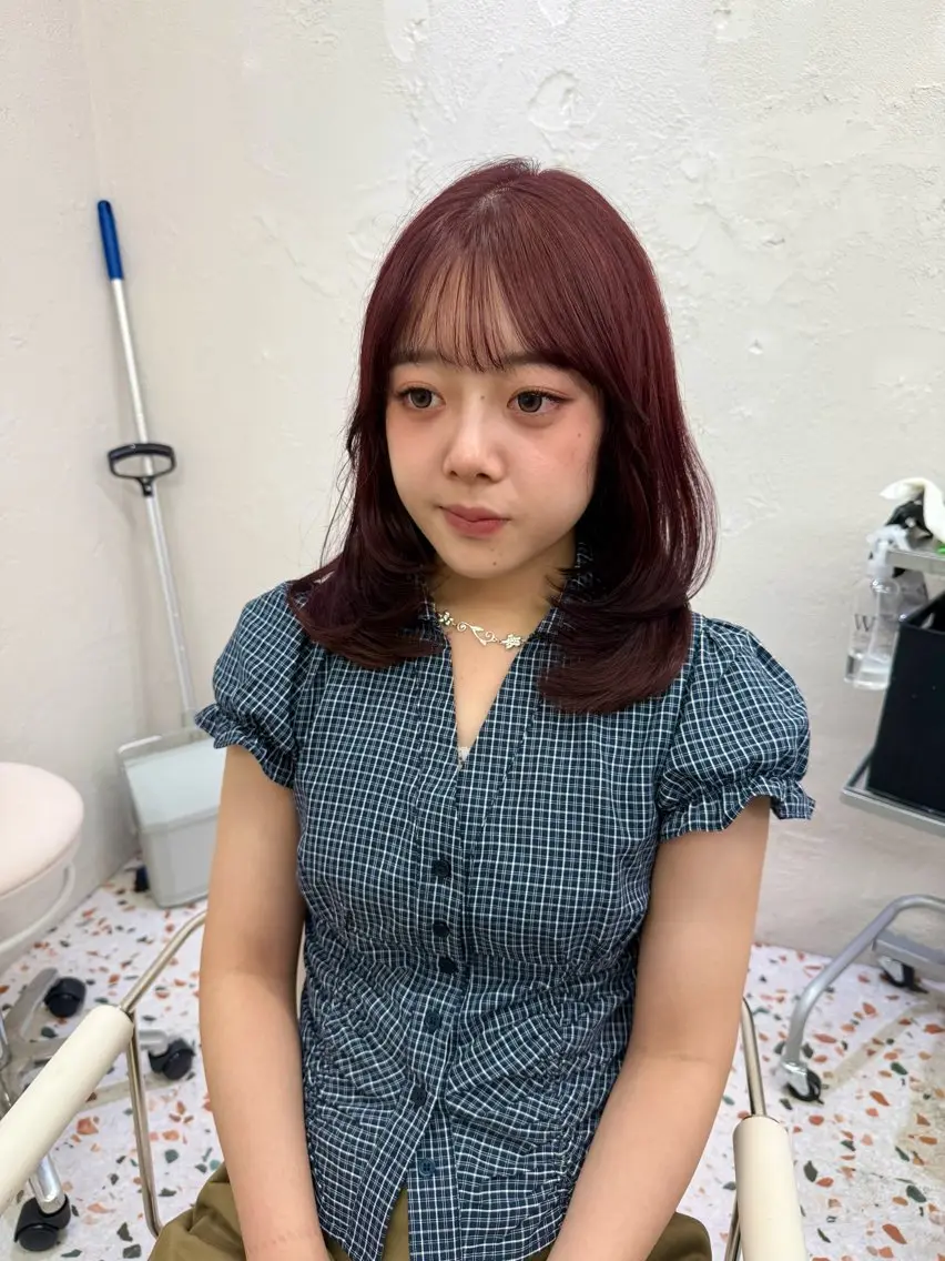 セミロング カット ヘアカラー ベージュ🤎/透明感 /ゆき🍀のヘアスタイル