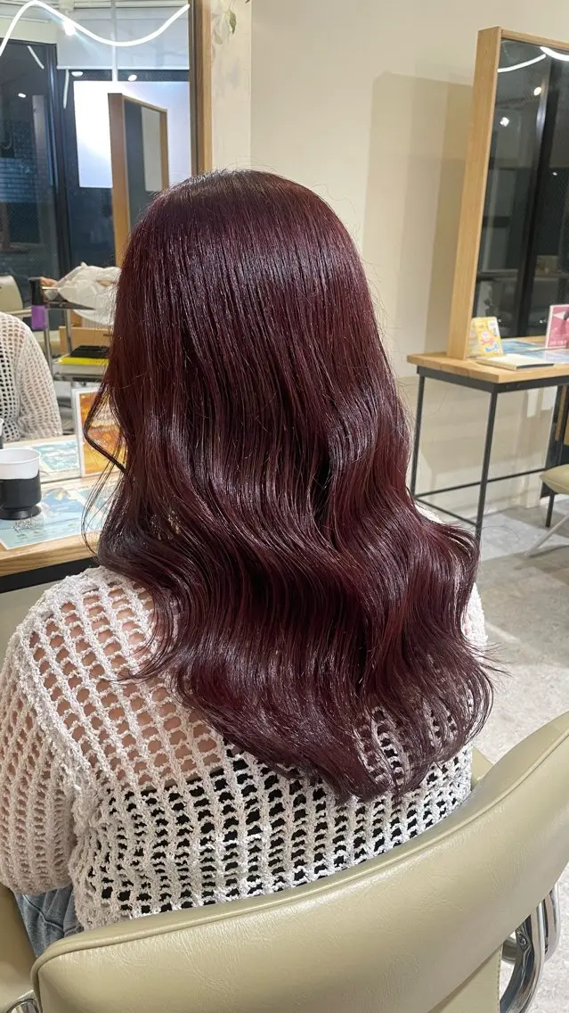セミロング タニ アカリのヘアスタイル