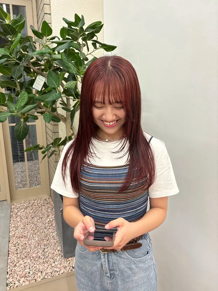 ロング りお /カラーモデルのヘアスタイル