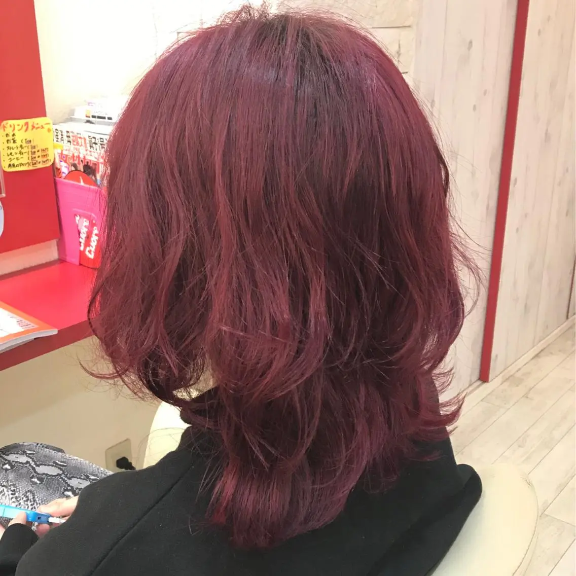 ミディアム カラー 櫻井 なんなのヘアスタイル