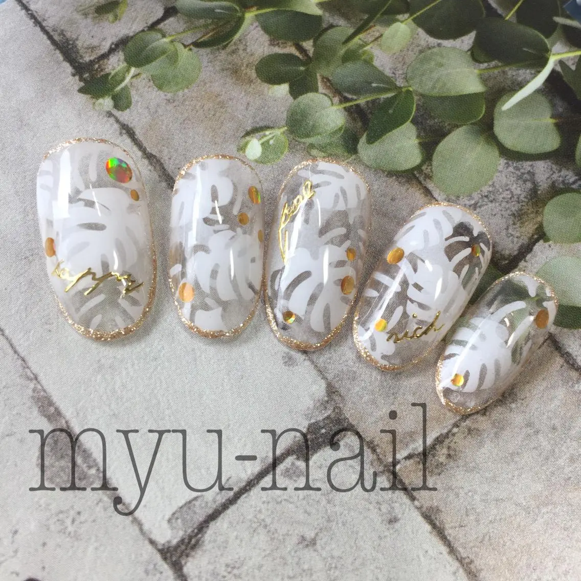 ネイル ネイルチップ ホームサロン myu-nailのネイルデザイン