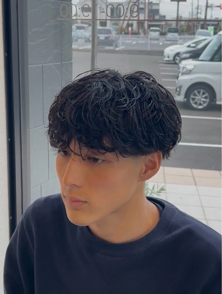 パーマ メンズ メンズパーマ 藤原 幸大/名取美容師のヘアスタイル