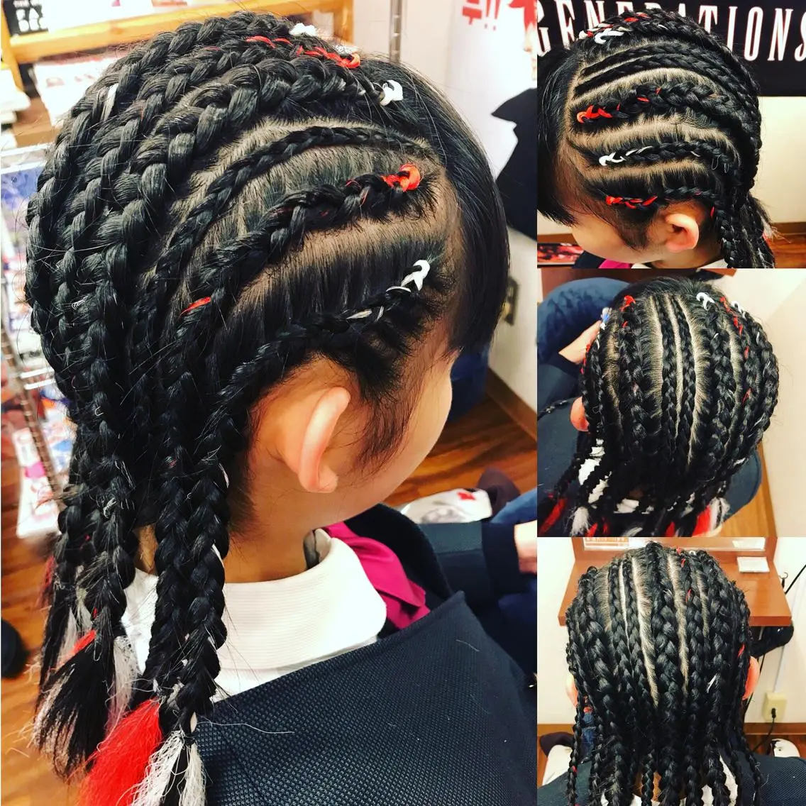 ✨コーンロウ✨ 本田さゃかのヘアスタイル
