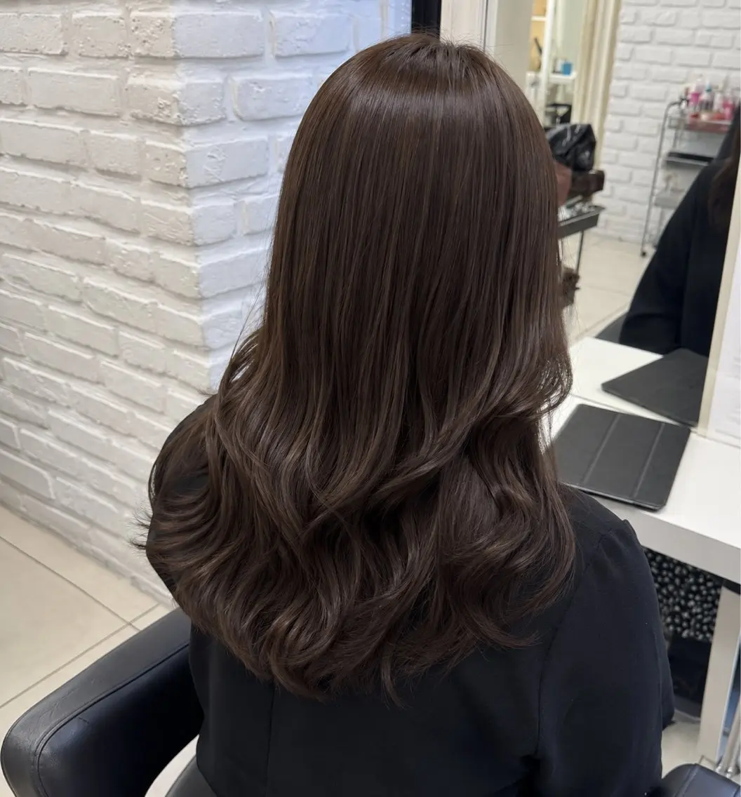 ロング カット ヘアカラー 【レイヤー/透明感 カラー】🖤ゆまののヘアスタイル