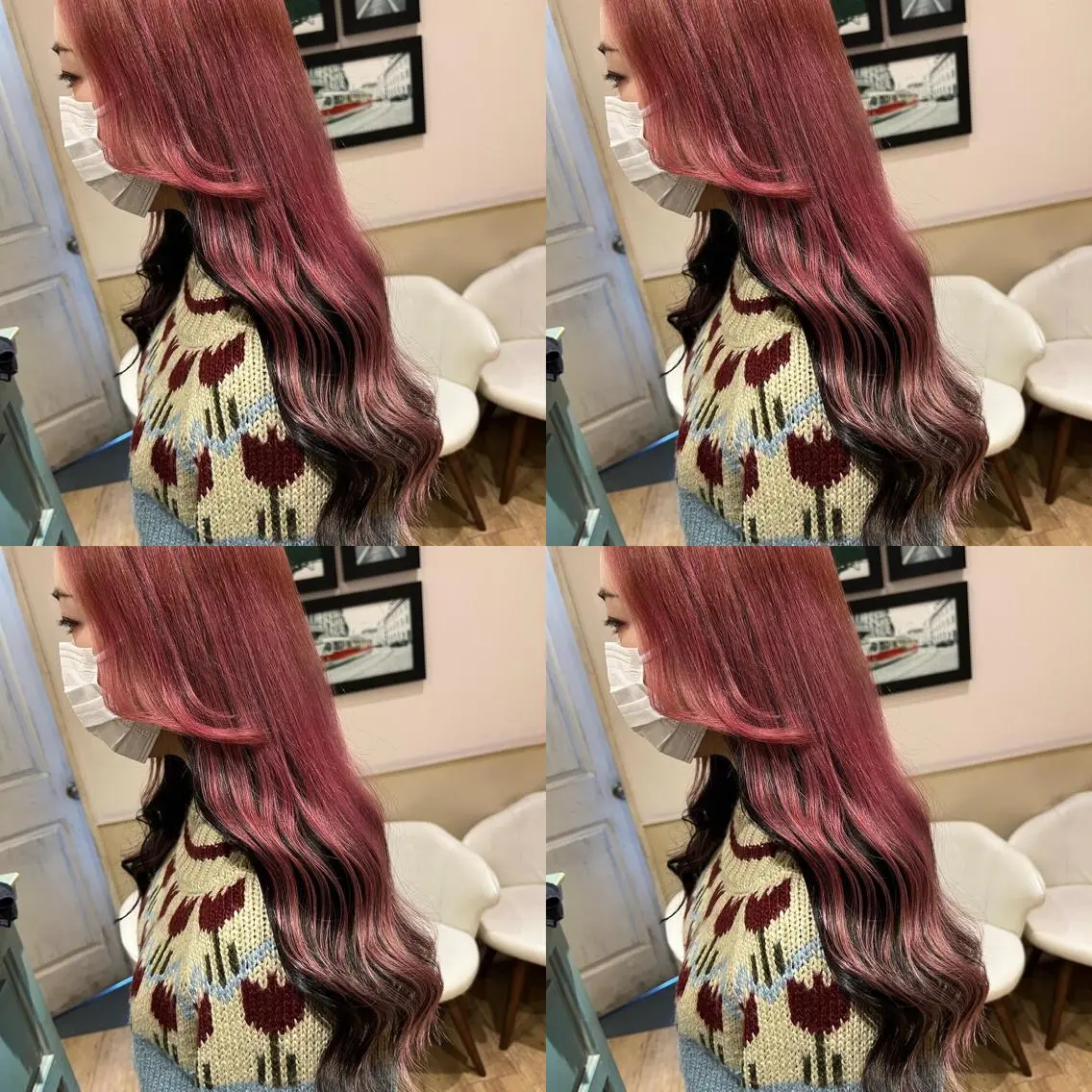 セミロング カラー レイヤー×艶髪特化 マネージャー安藤光司のヘアスタイル