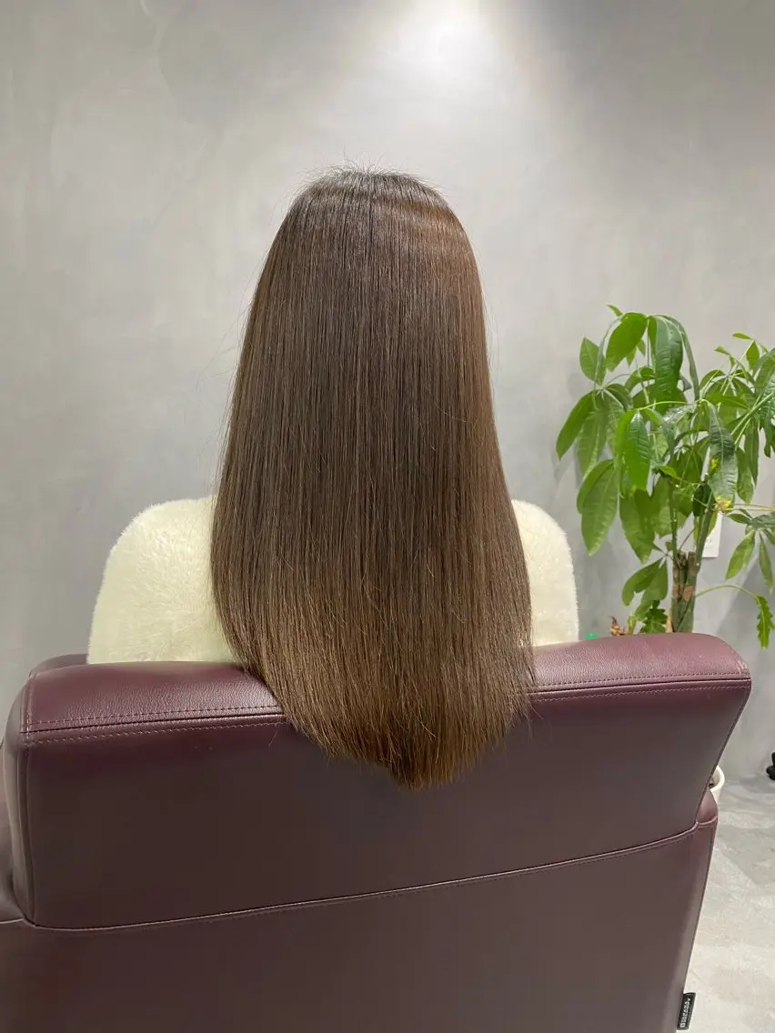 セミロング カラー 髪質改善 ヘアカラー トリートメント 梅田中崎町髪質改善 /オキヒロト/エコルのヘアスタイル