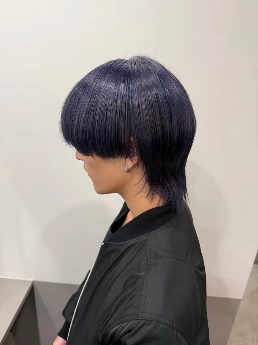 ショート カラー ブリーチ ケアブリーチ ハイトーンカラー ボブ 顔まわりレイヤー dogstar 加藤翔大のヘアスタイル