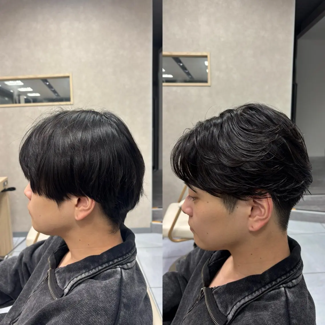 ショート パーマ メンズ カット パーマ メンズ特化韓国風 パーマスタイル/りんのヘアスタイル