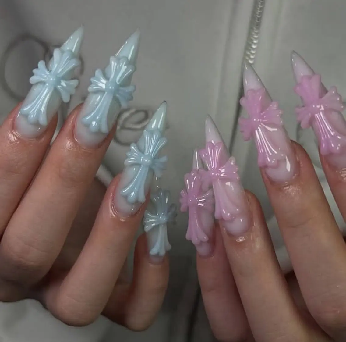ネイル フレンチネイル ジェルネイル 韓国ネイル マグネットネイル 持ち込み ハンドネイル Royal nail_Mimiのネイルデザイン