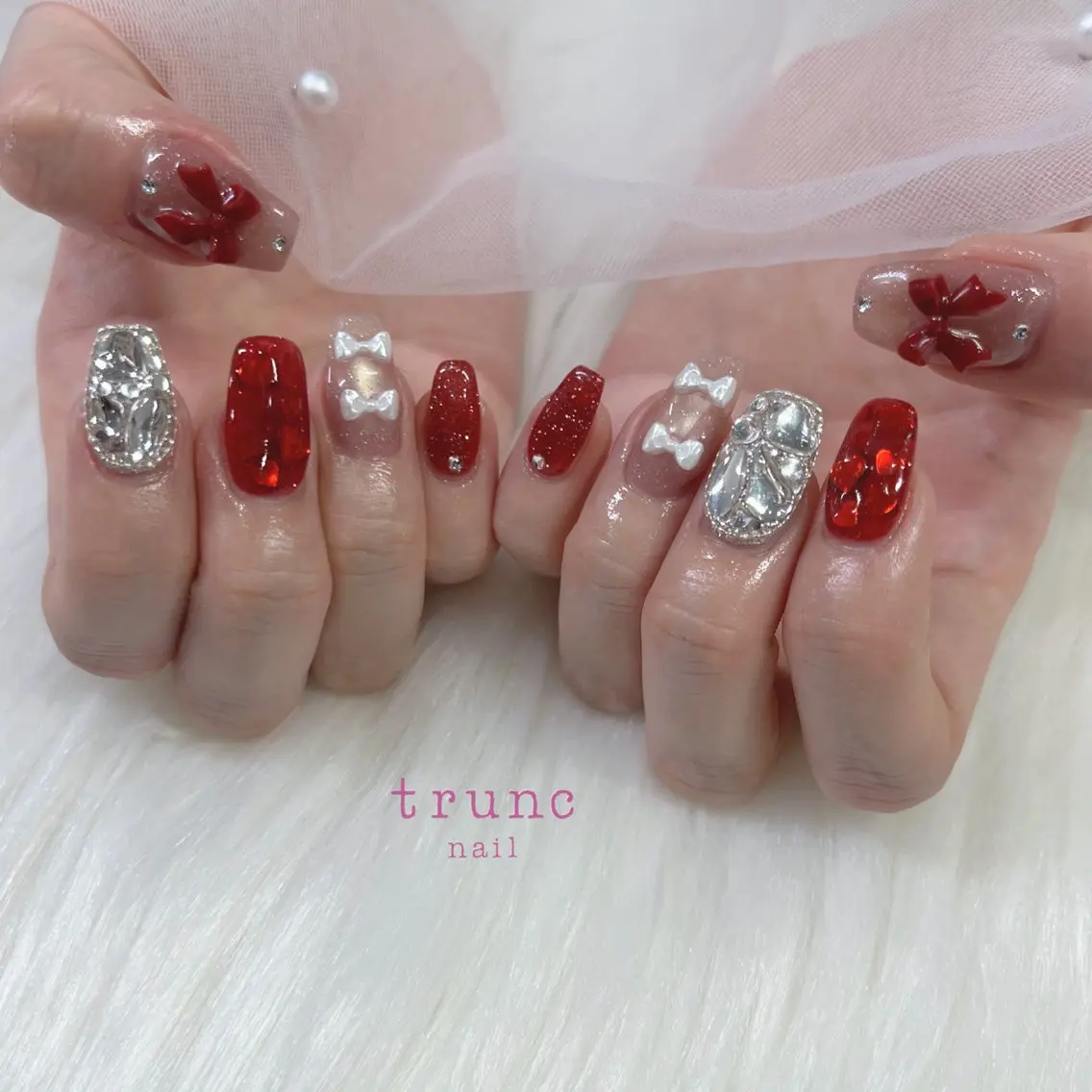 ネイル trunc nail 🌻宮下🌻のネイルデザイン