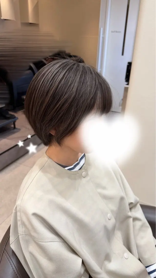 ショート 丸みショート ショートヘア トリートメント 泉山 花音のヘアスタイル